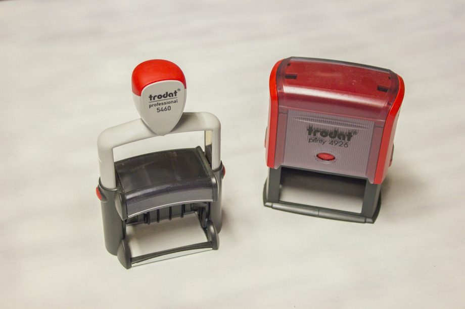 rubber stamp mockup