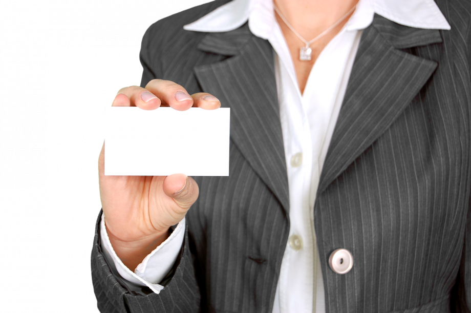 double sided business card mockup