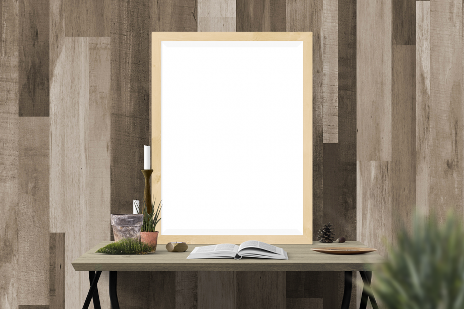 framed poster mockup